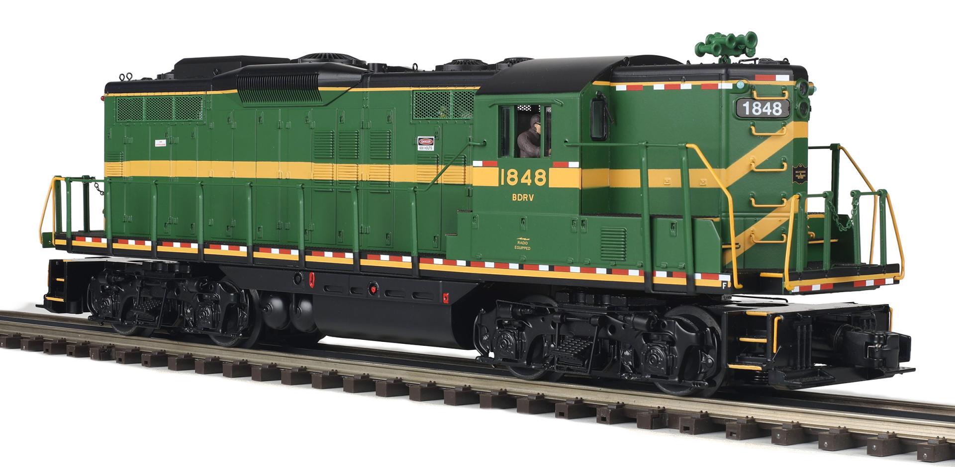 O Scale Premier BelvIdere & Delaware River GP-9 Diesel Engine With